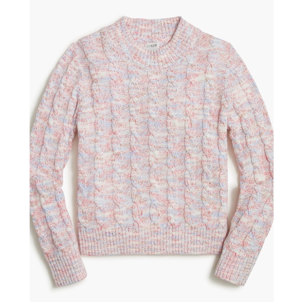 Brand New J.Crew Cable Mockneck Sweater